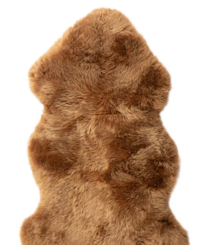 Sheepskin Long Wool Rug - Granola
