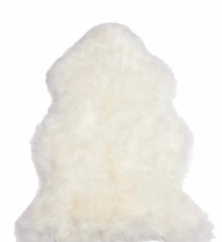 Sheepskin Long Wool Rug - Ivory