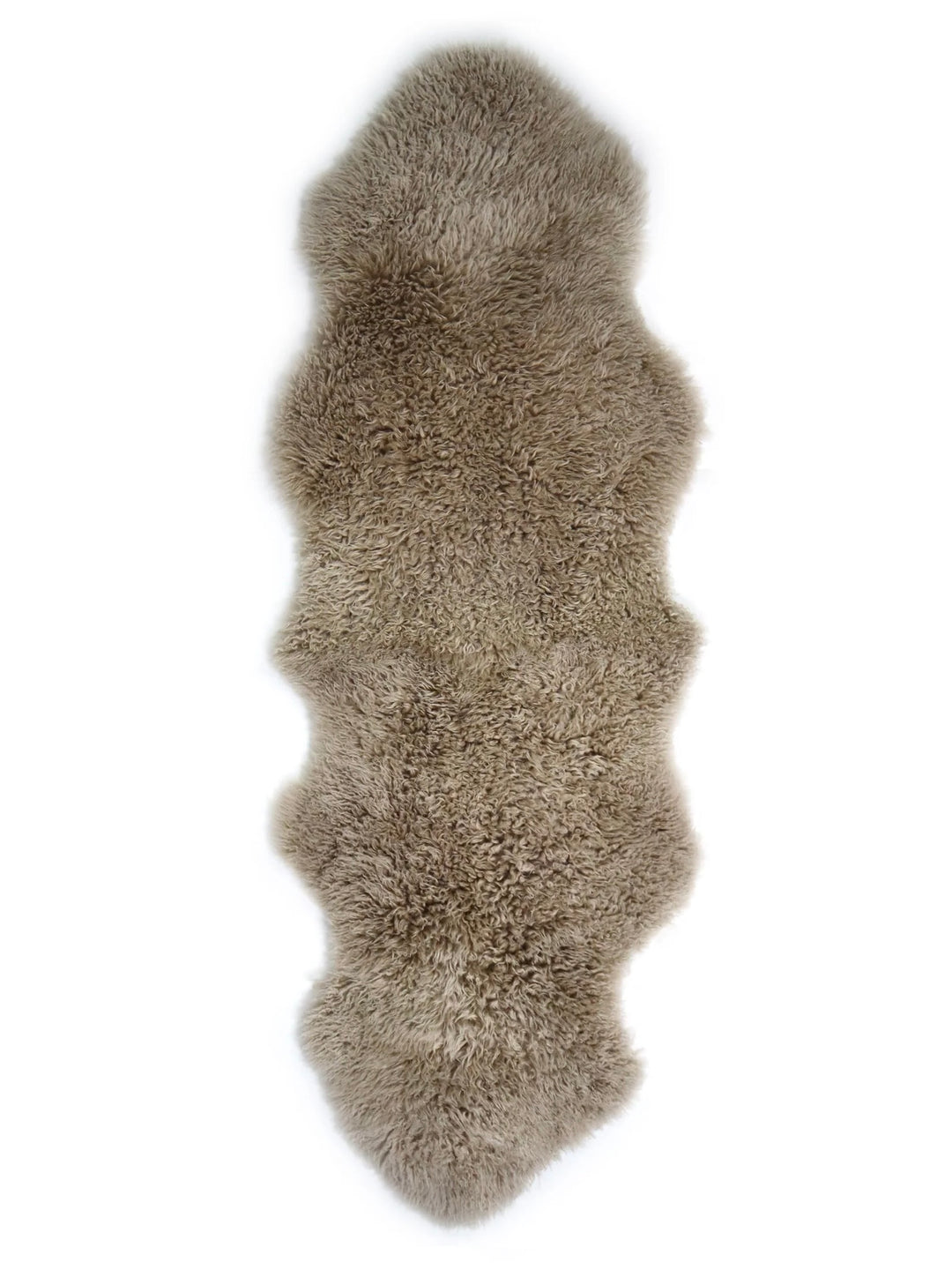 Sheepskin Long Wool Double Rug - Curly Pelican
