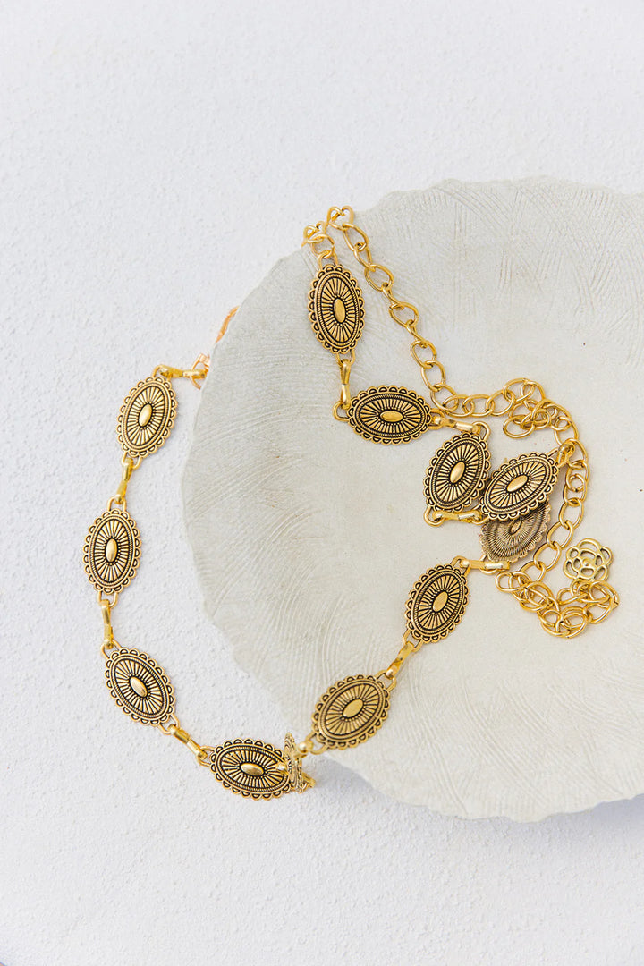 Boho Adjustable Chain Belt