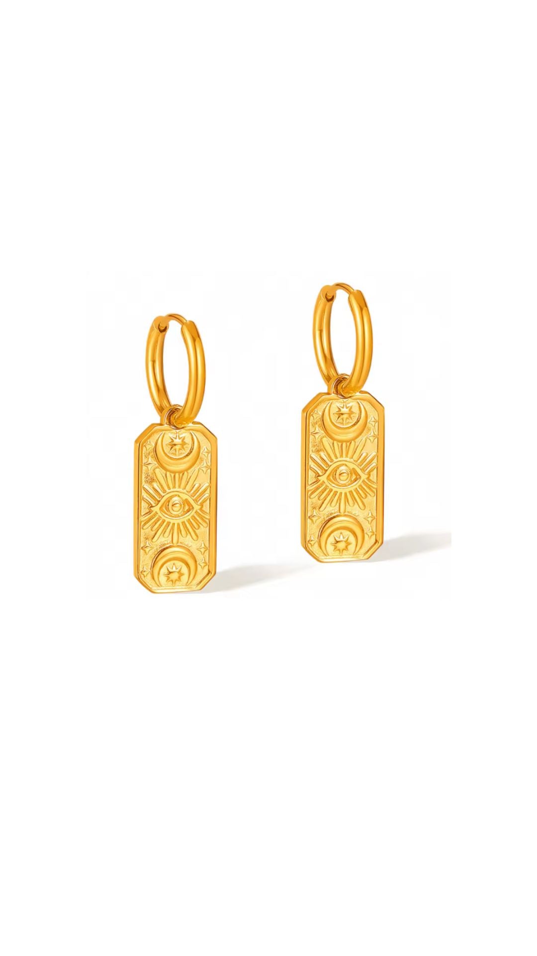Devil’s Eye Earrings - Gold