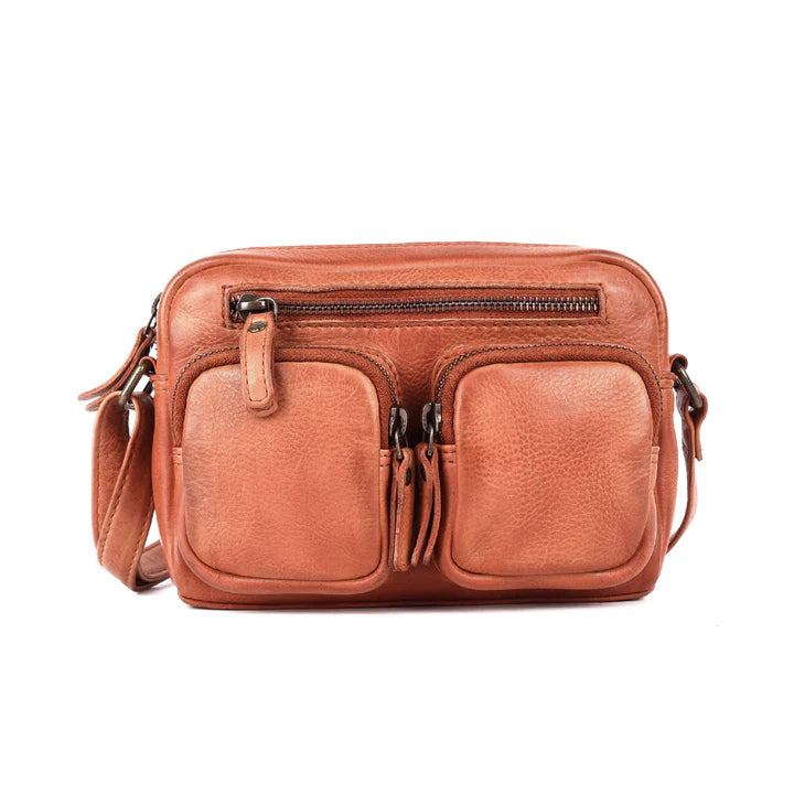 Burnie Cross Body Bag - Cognac