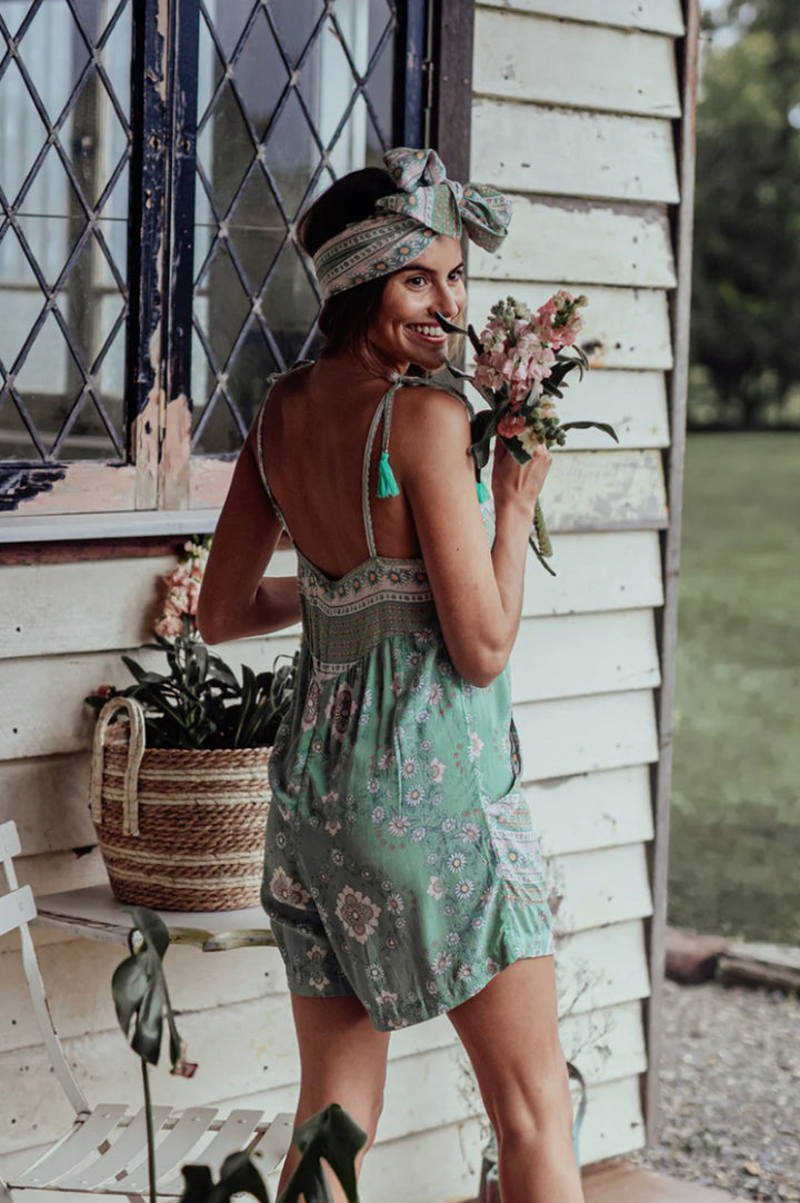 Wander Free Playsuit in Meadow