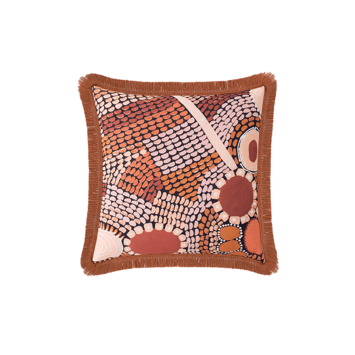 Miimi & Jiinda Collab Fringed Cushion ~ Large
