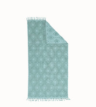 Load image into Gallery viewer, Daisy Beach Towel Peppermint