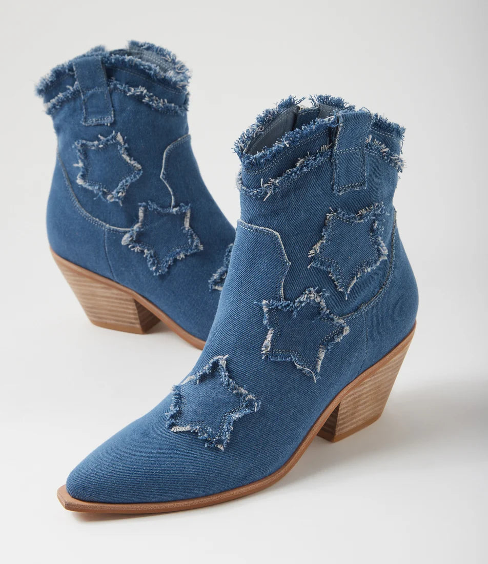 Dibi Denim Ankle Boots