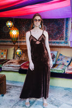 Load image into Gallery viewer, Honeycomb Slip Dress ~ Cinnamon