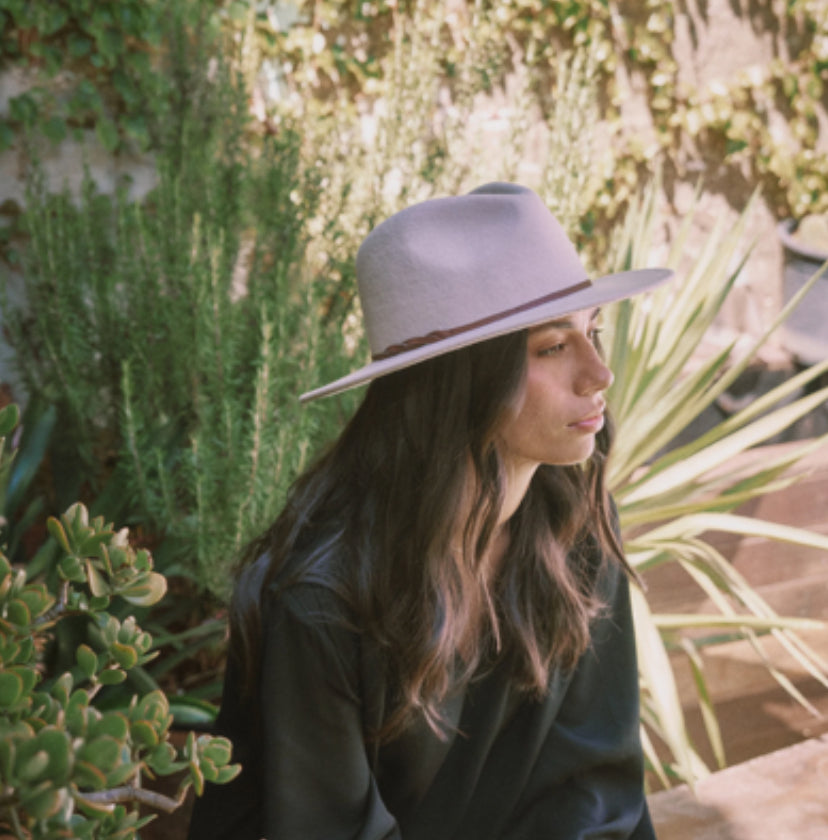 Kleio Wool Fedora in Oatmeal