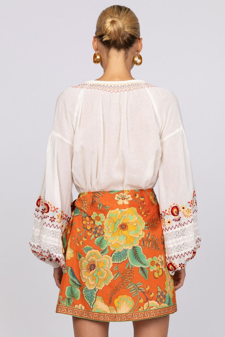 Barefoot Mini Skirt - Tango