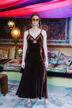 Load image into Gallery viewer, Honeycomb Slip Dress ~ Cinnamon