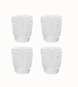 Tumbler Glass Set of 4 - Clear