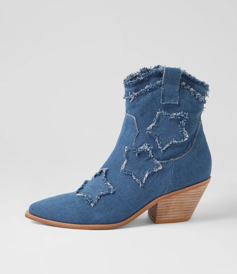 Dibi Denim Ankle Boots