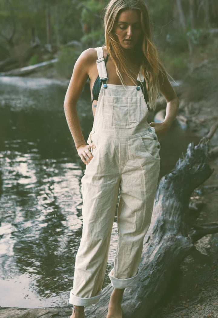 Cord Overalls ~ Cream