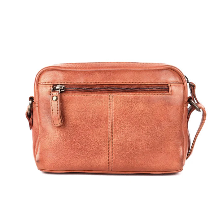 Burnie Cross Body Bag - Cognac