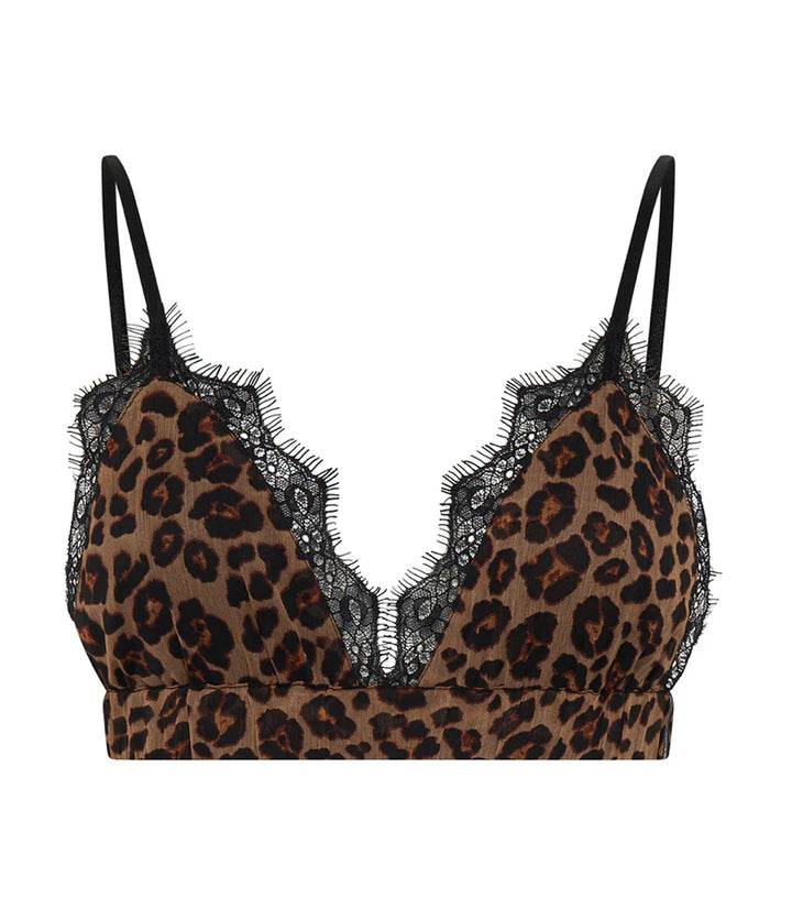 Leopard & Lace Bralette