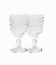 Load image into Gallery viewer, Goblet Glass Set of 2 - Clear