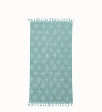 Load image into Gallery viewer, Daisy Beach Towel Peppermint
