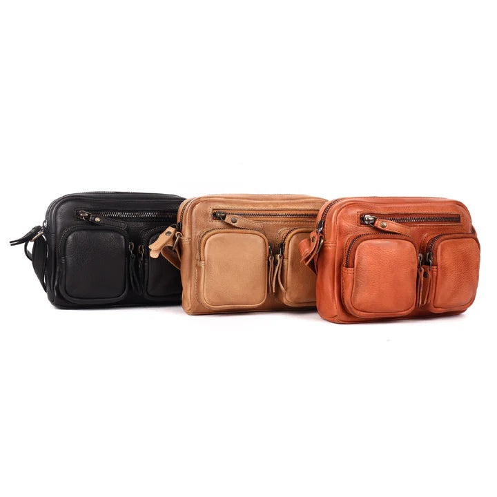 Burnie Cross Body Bag - Cognac