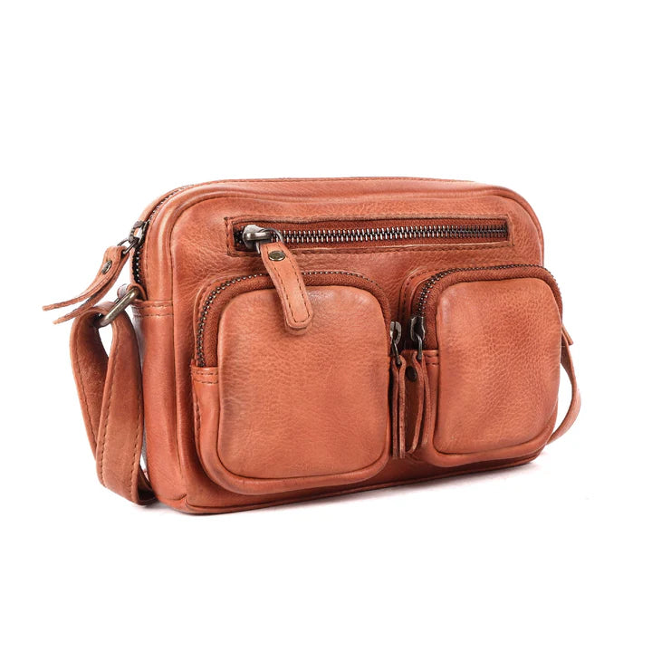 Burnie Cross Body Bag - Cognac