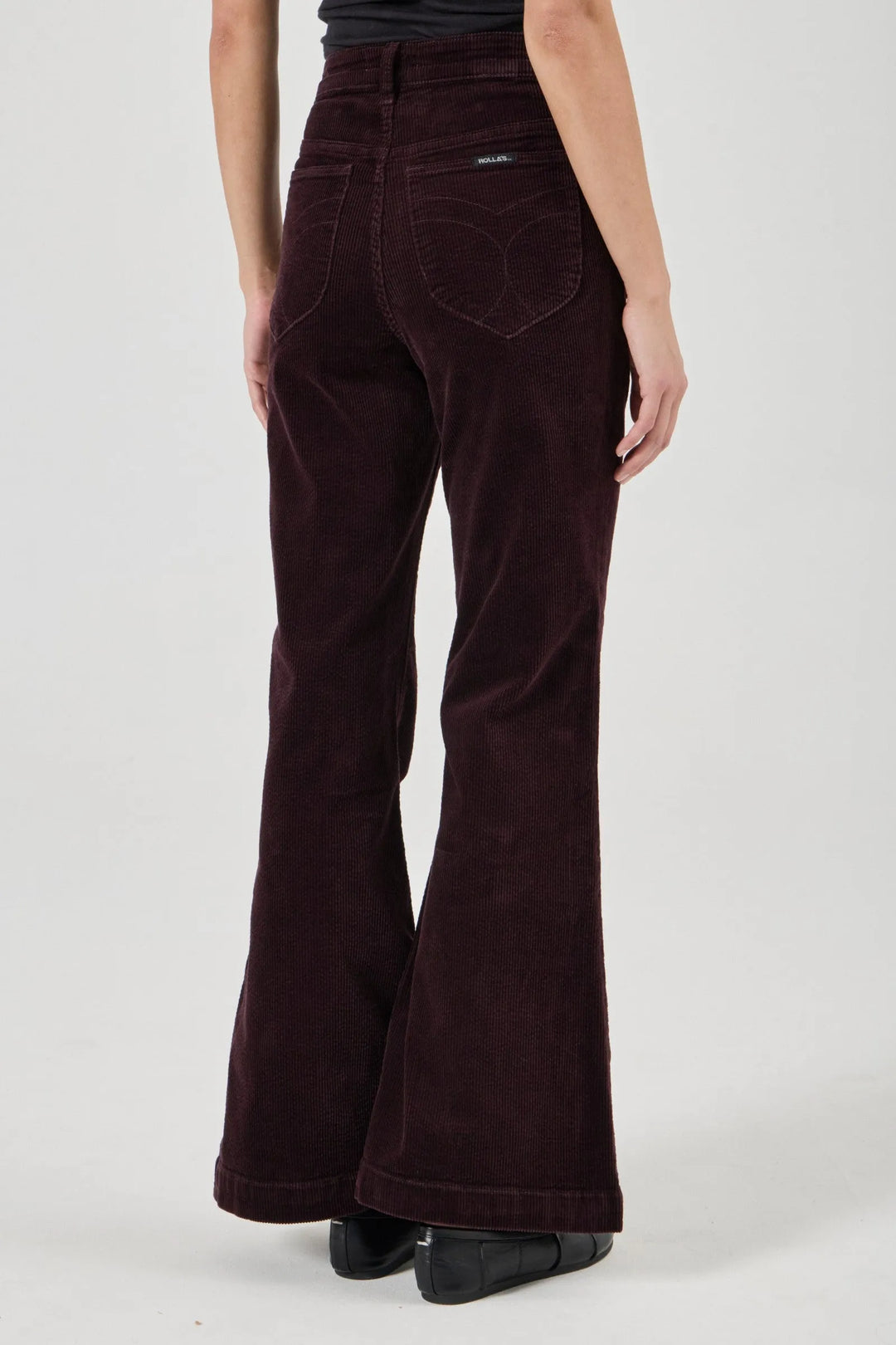 Eastcoast Flare Jean ~ Dark Cherry Cord