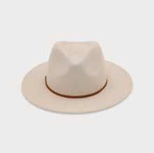 Load image into Gallery viewer, Kleio Wool Fedora in Oatmeal