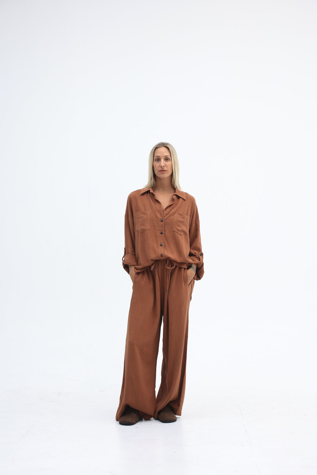 Sloane Long Sleeve Shirt Clay