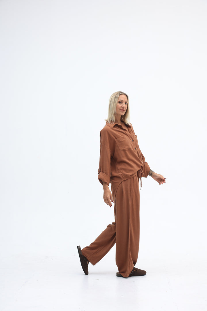 Sloane Long Sleeve Shirt Clay