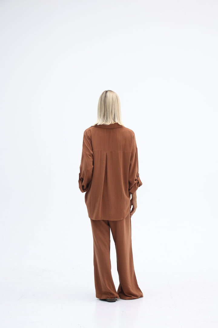 Sloane Long Sleeve Shirt Clay
