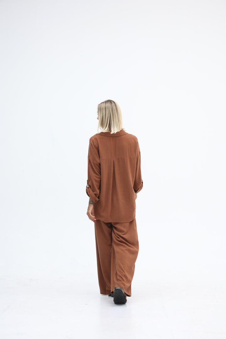 Sloane Long Sleeve Shirt Clay