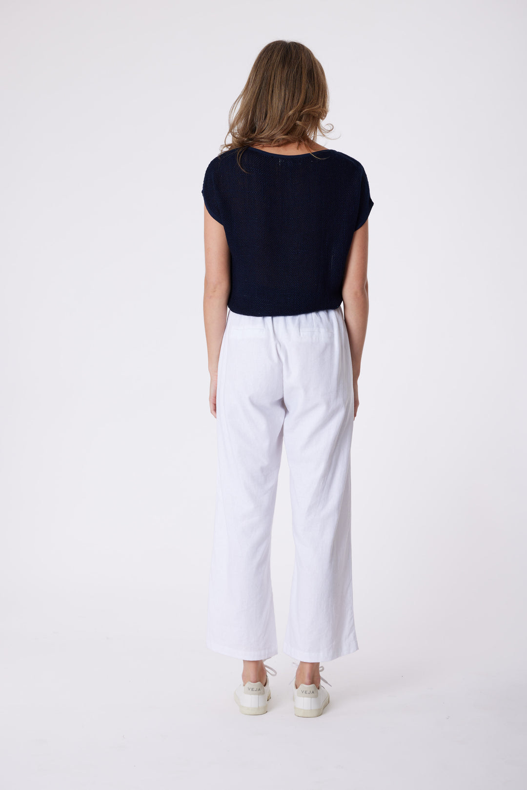 Isla Linen Pants - White
