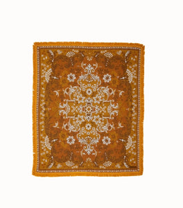 Ornate Floral Throw ~ Ginger