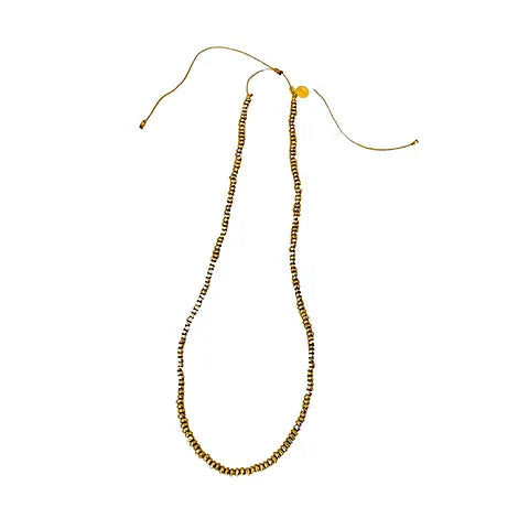 Theia Pyrite Small Necklace