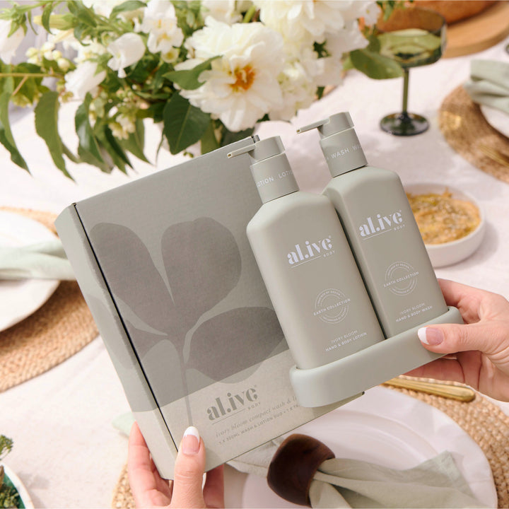 Compact Bathroom Duo Wash & Lotion | Ivory Bloom