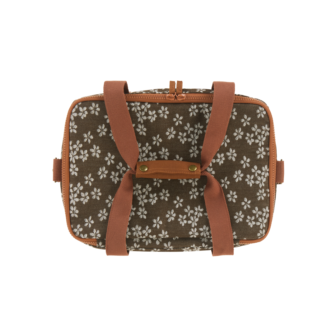 Daisy Denim Large Cooler Bag - Cinnamon