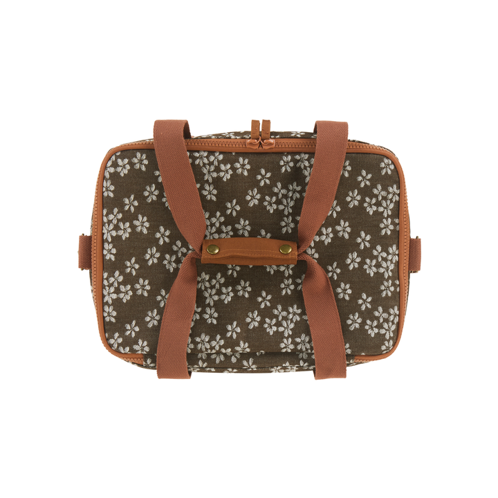 Daisy Denim Large Cooler Bag - Cinnamon