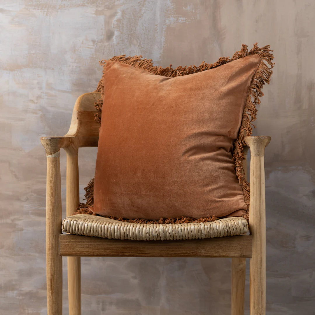 Velvet Cushion Range || Terracotta