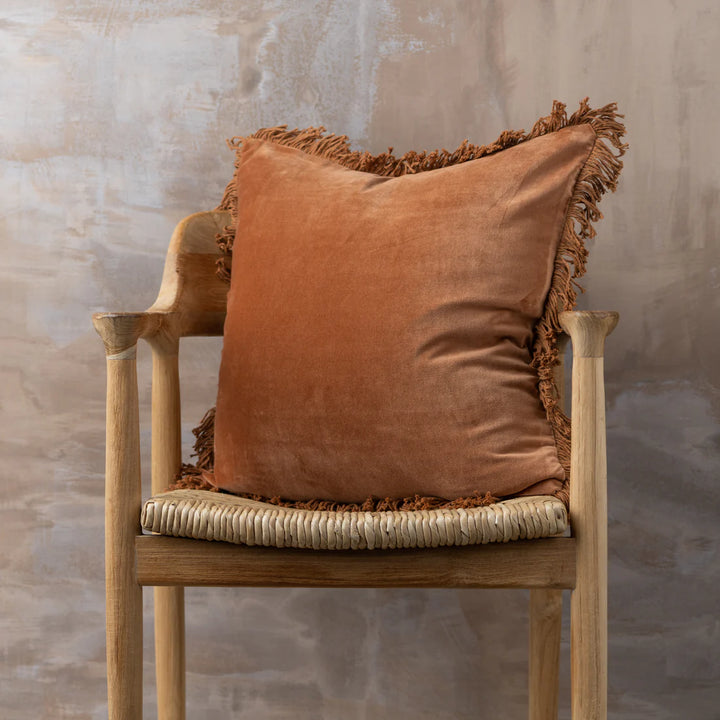 Velvet Cushion Range || Terracotta