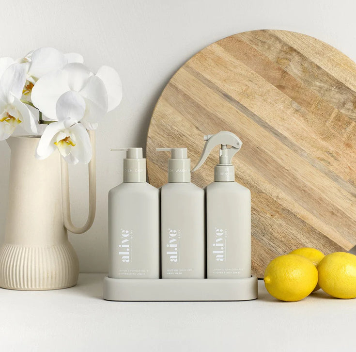 Kitchen Trio - Dishwashing Liquid, Hand Wash & Bench Spray