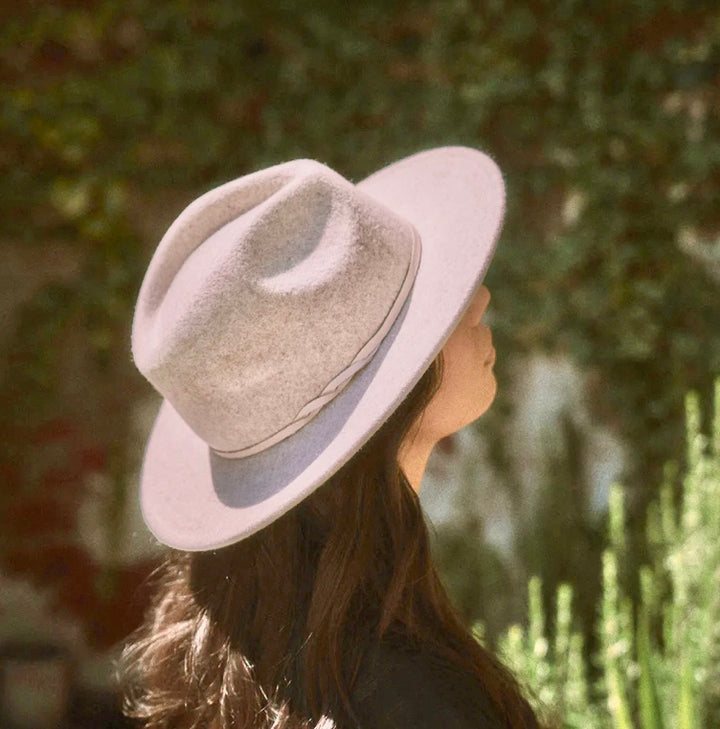 Kleio Wool Fedora in Pebble Grey