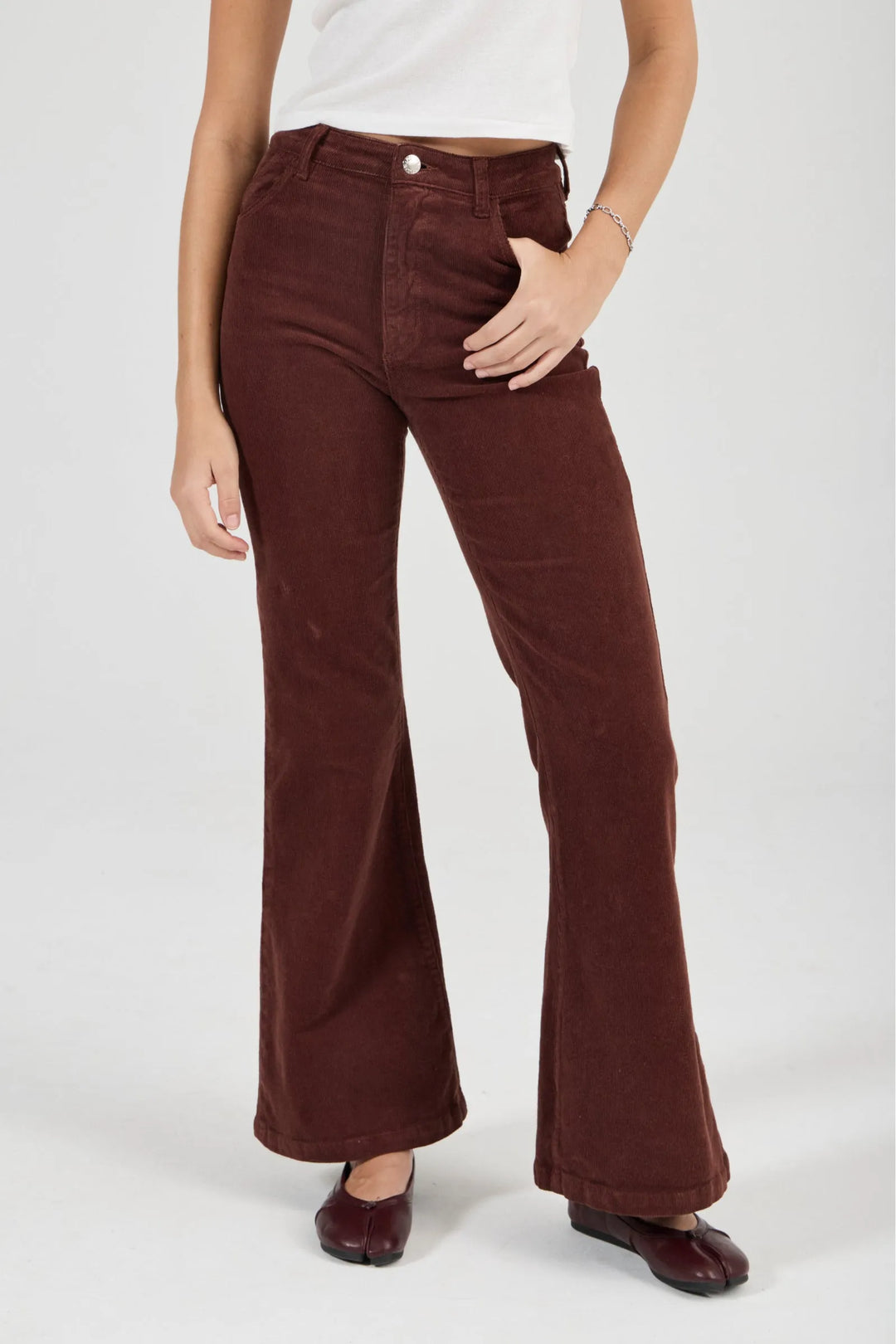 Eastcoast Flare Cord Cognac