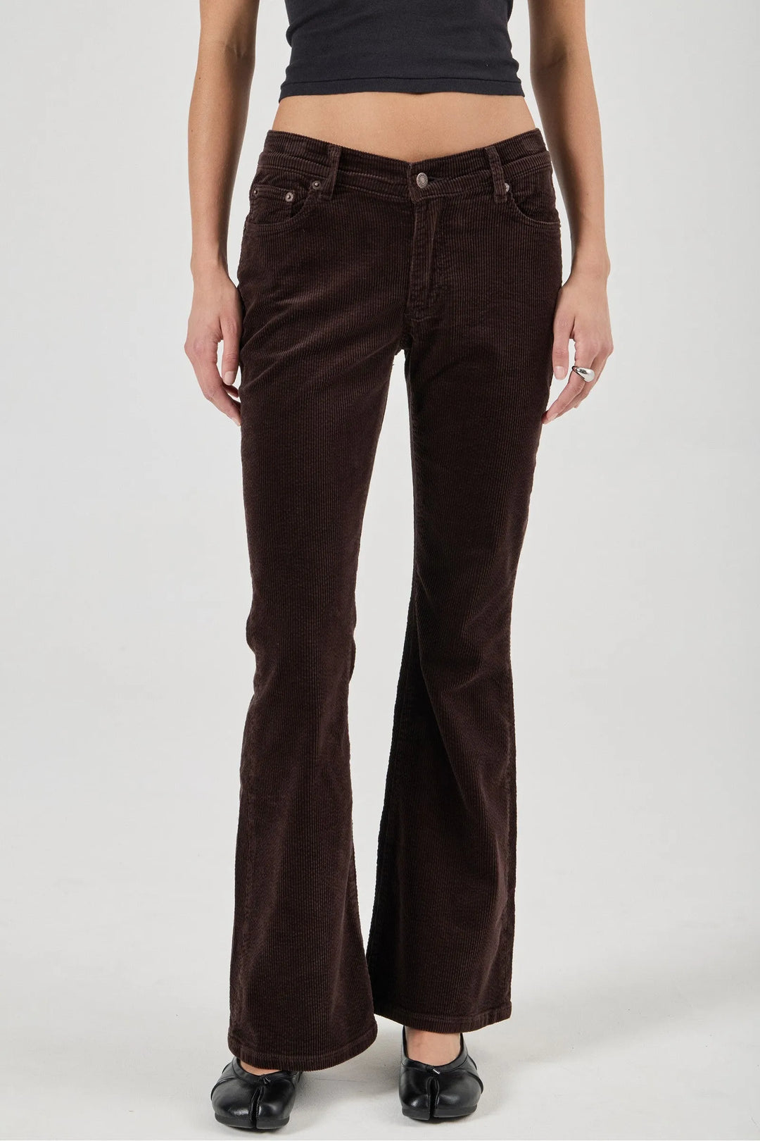 Downtown Flare Jean ~ Espresso Cord