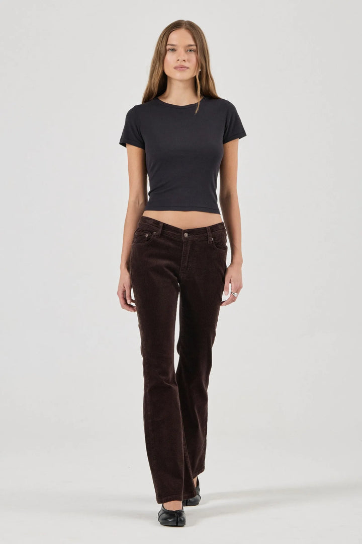 Downtown Flare Jean ~ Espresso Cord