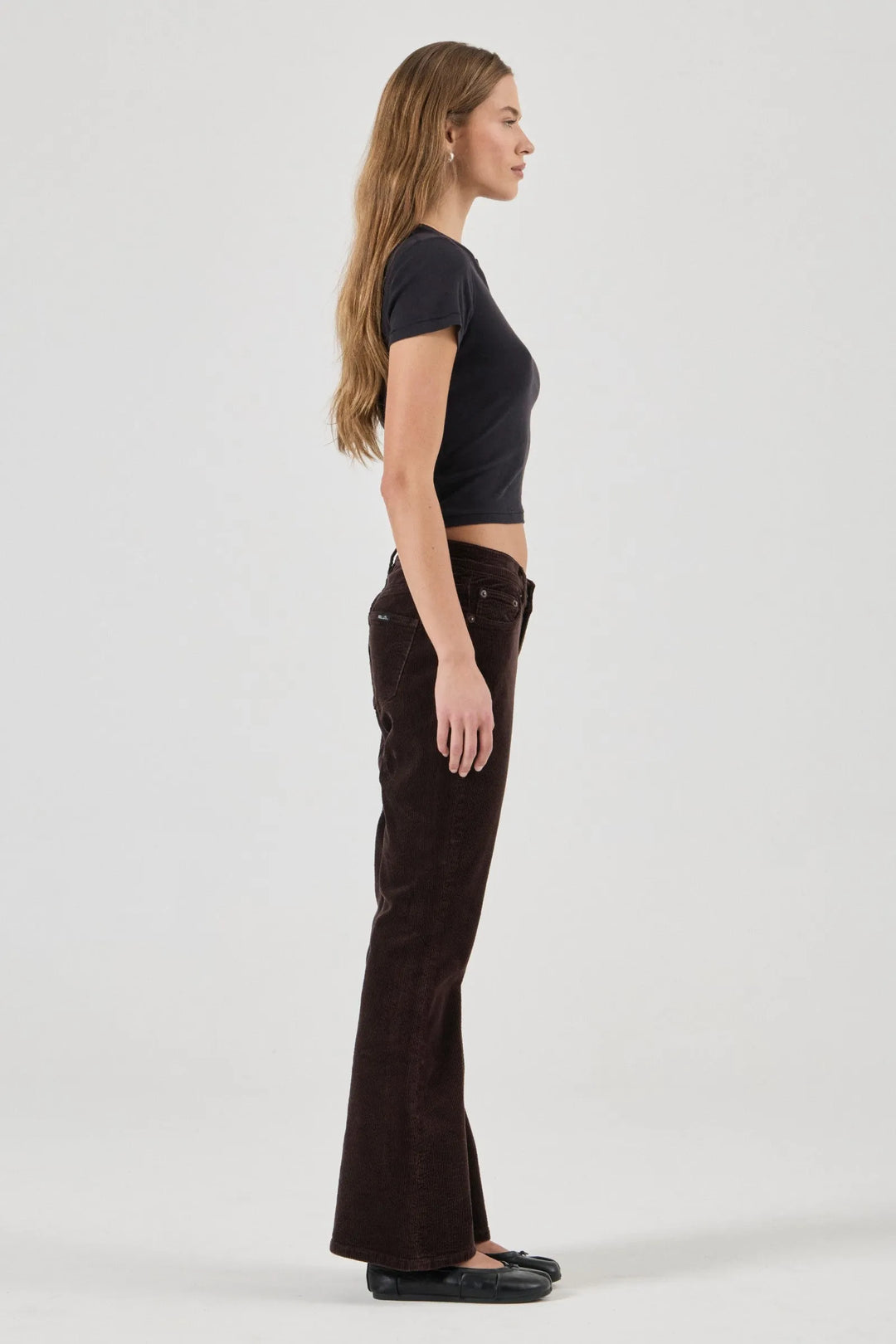 Downtown Flare Jean ~ Espresso Cord