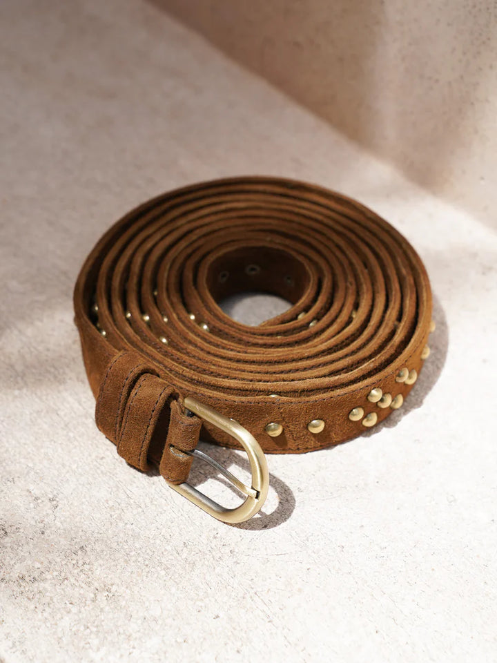 Studded Wrap Belt | Cacao