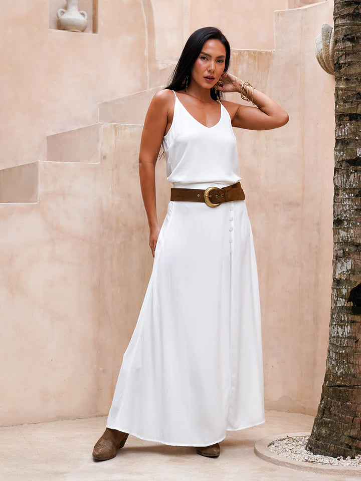 The Classic Suede Belt | Cacao