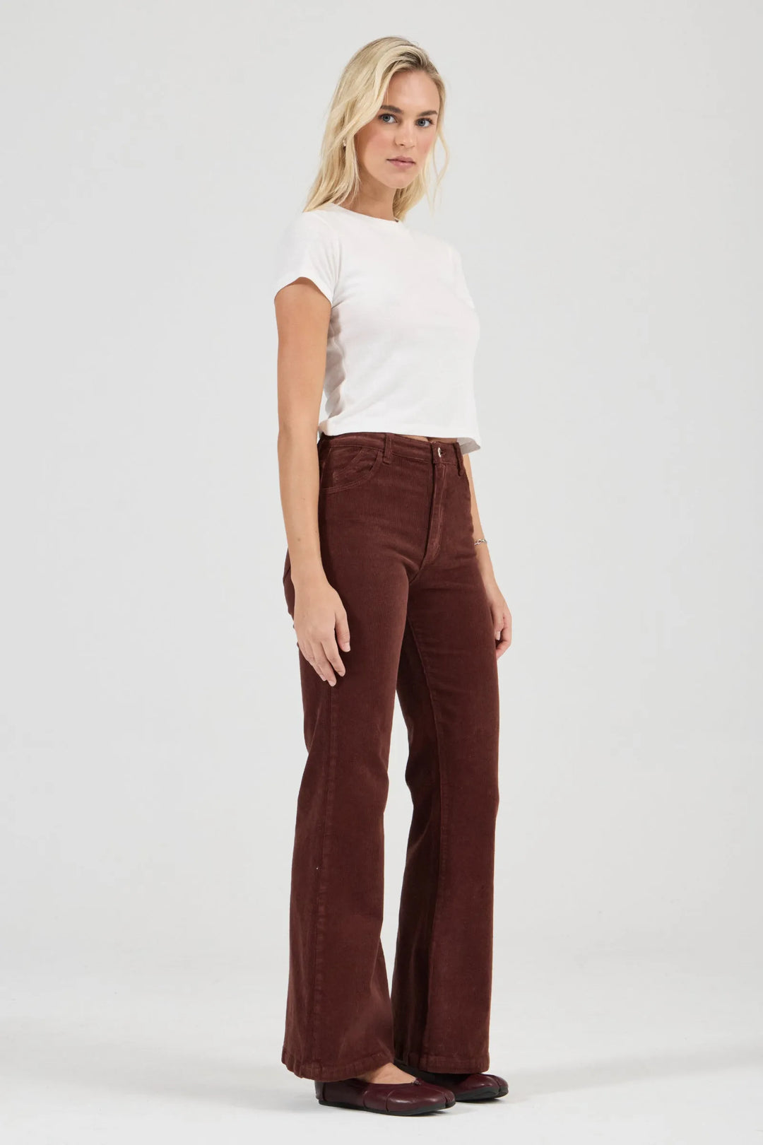 Eastcoast Flare Cord Cognac