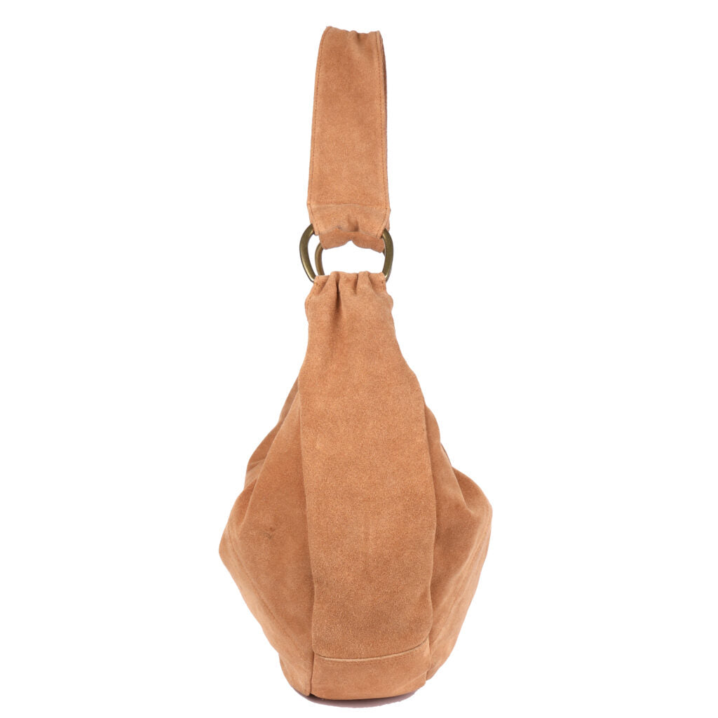 Cynthia Suede Bag | Tan