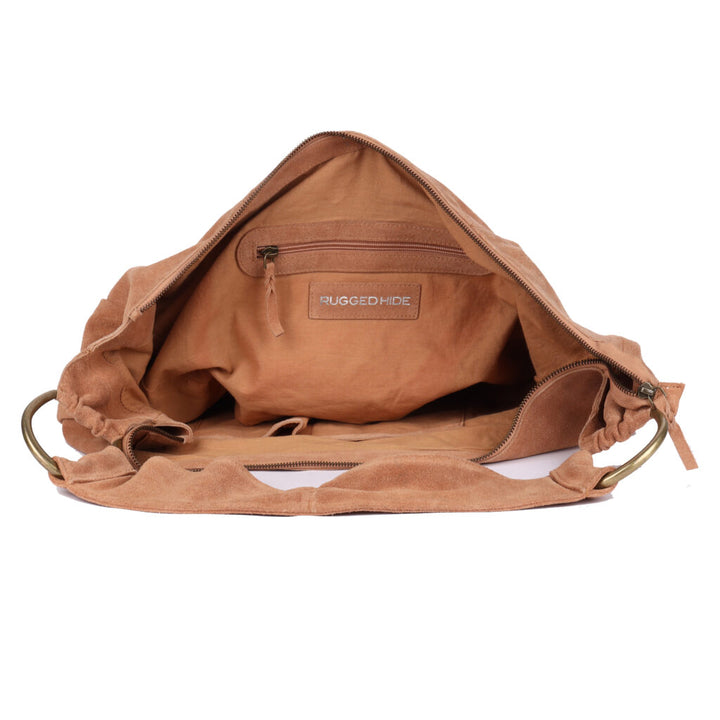 Cynthia Suede Bag | Tan