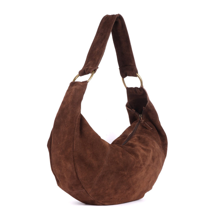 Cynthia Suede Bag | Brown