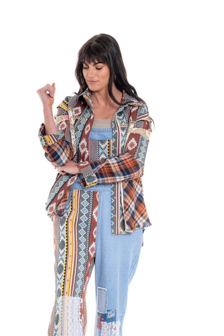 Aztec Patchwork Shirt